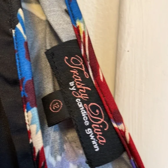 *Last chance--consigning 9/2* NWT Trashy Diva Babydoll Mini Dress in Midnight - Picture 2 of 7